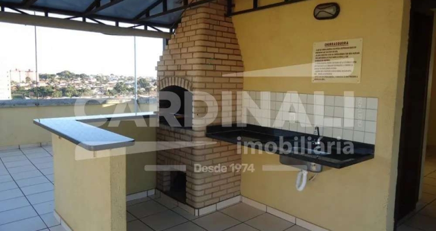 apartamento de dois dormitórios com uma vaga coberta no centro de São Carlos