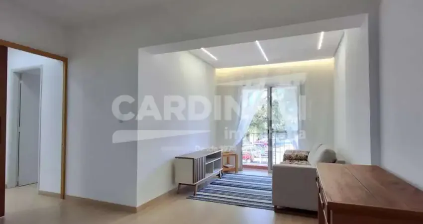 Apartamento mobiliado com 2 dormitórios à venda ou locação na ponte preta em campinas/sp