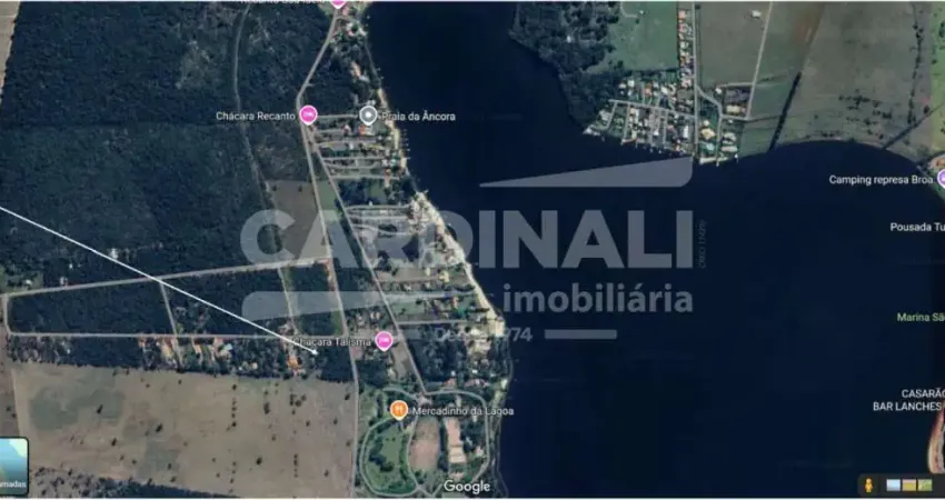 Terreno à venda na Rua Serafim Bogni, A uma quadra da represa., Broa, Brotas