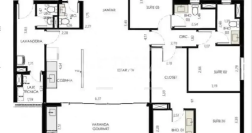 Apartamento com excelente localização, próximo a supermercados e comércio.