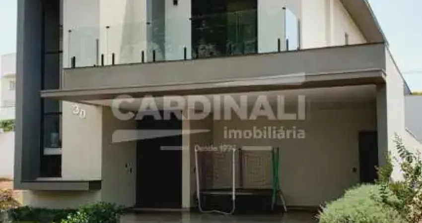 Casa em condomínio fechado com 3 quartos à venda na Rua Jean Piaget, 701, Condomínio Aquarela, São Carlos