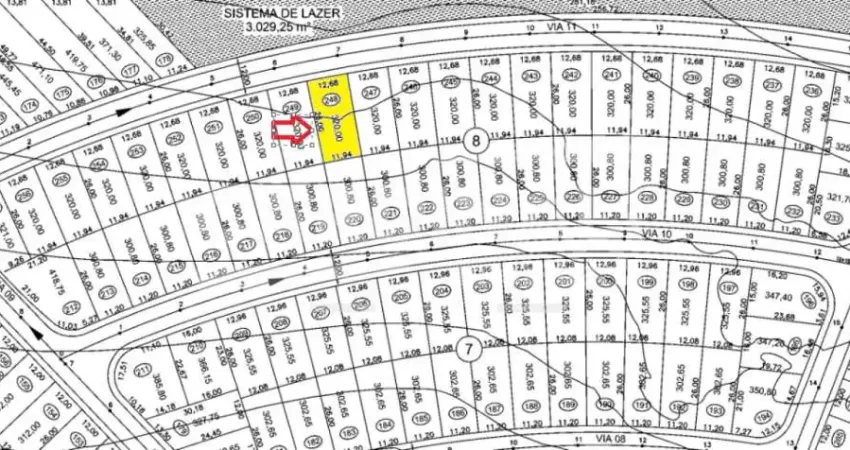 Terreno à venda na Rua Miguel Petroni, 4900, Residencial Eldorado, São Carlos