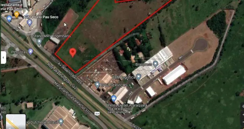 Terreno à venda na Avenida Alberto Benassi, entre posto pau seco e substação da CPFL, Recreio Campestre Idanorma, Araraquara