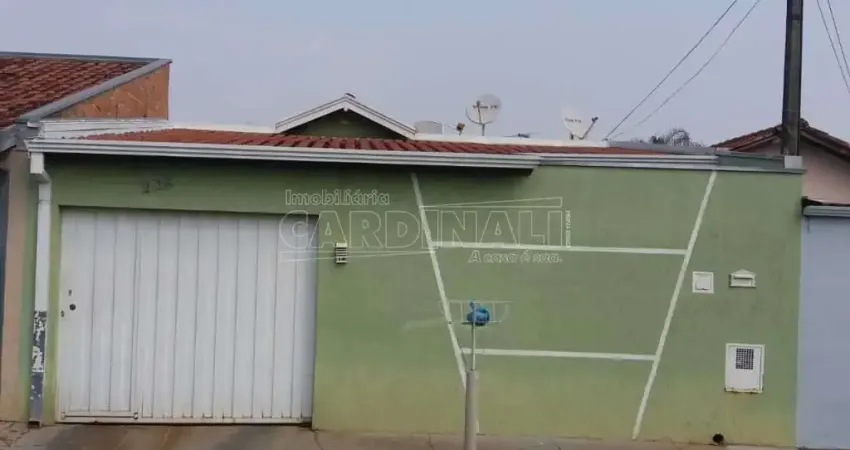 Casa com 2 quartos à venda na Rua Milton de Araujo Zocco, 226, Jardim Indaiá, Araraquara