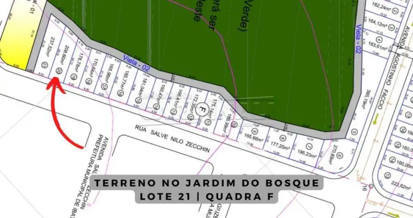 Terreno à venda na Rua Salve Nilo Zecchin, Jardim Menzani, Ibaté