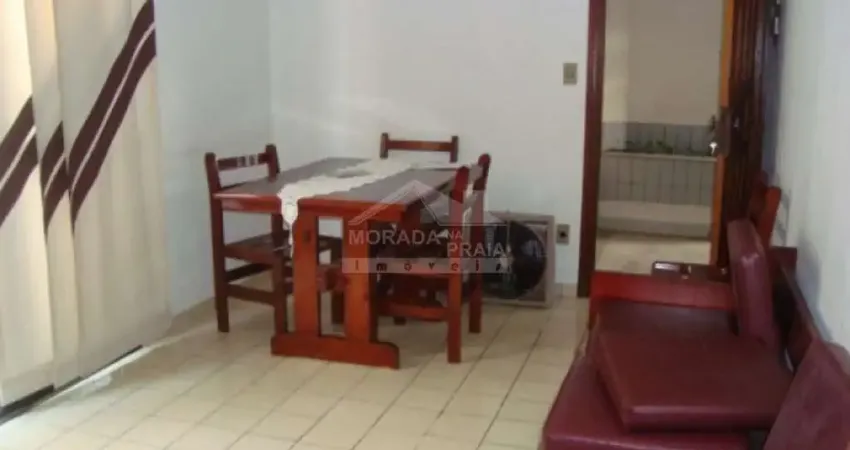 Apartamento MOBILIADO na Aviação, Sacada, 200 metros da praia, só na Imobiliária em Praia Grande.