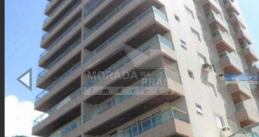 Apartamento 1 suite e sacada,lazer completo no prédio e vista mar na Imobiliária em Praia Grande