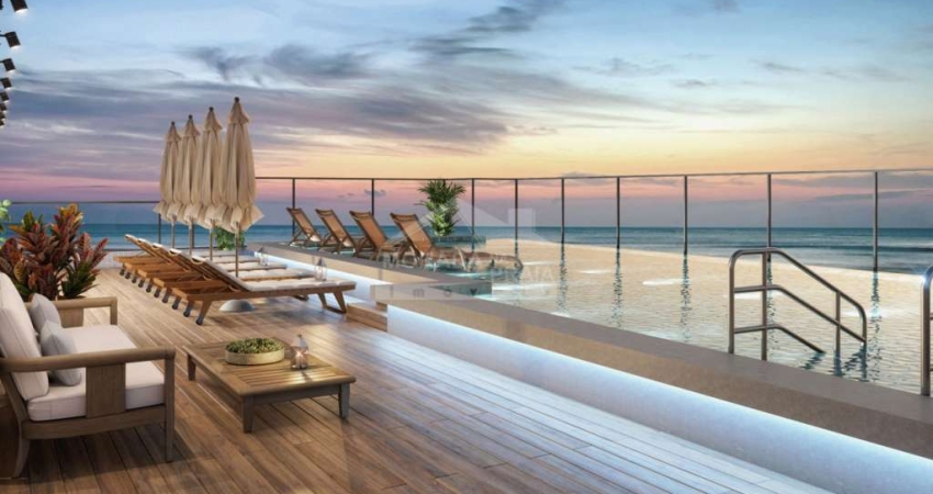 Apartamento ZERO QUILÔMETRO na Mirim, 1 dormitório, 1 vaga, lazer, confira em Praia Grande.