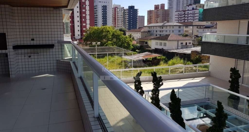 Apartamento no FORTE, 3 suítes, terraço gourmet, 2 vagas, só na imobiliária em Praia Grande.