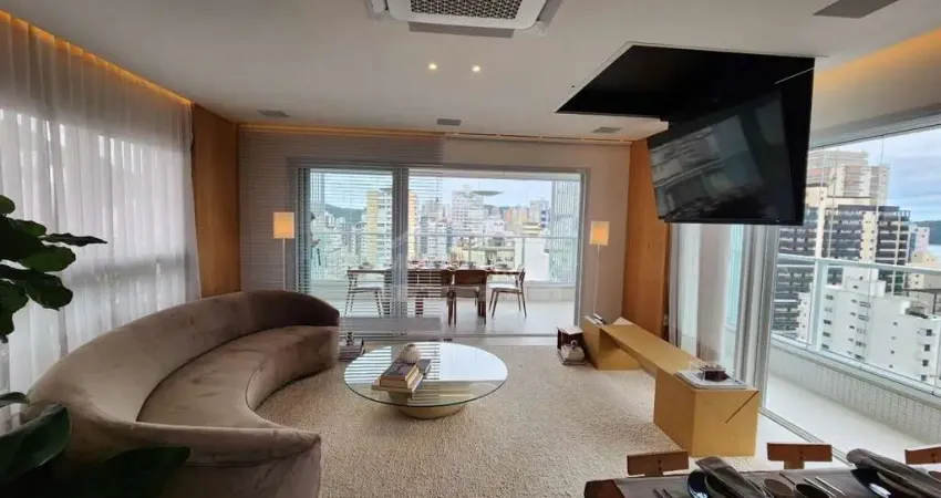 Apartamento de alto padrão no canto do forte, 3 suítes, lazer, praia grande - sp.