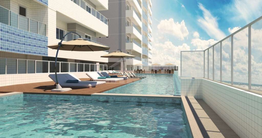 Lançamento de 2 dormitórios com sacada gourmet e lazer completo na Ocian em Praia Grande!