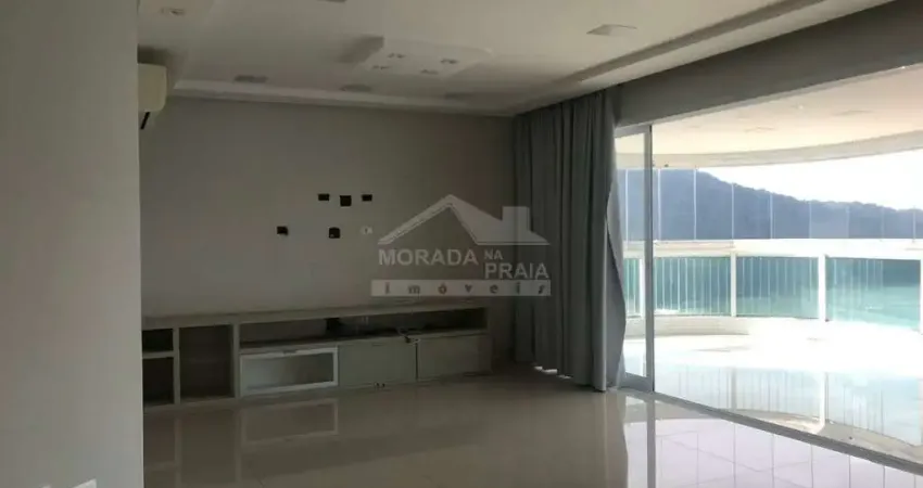 Apartamento ESPETACULAR de FRENTE MAR no Forte 3 suítes, 3 vagas, só na imobiliária em Praia Grande.