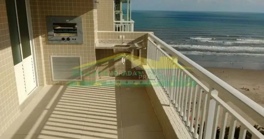Apartamento vista ao mar na aviação, 2 dormitórios, terraço gourmet na imobiliária em praia grande.