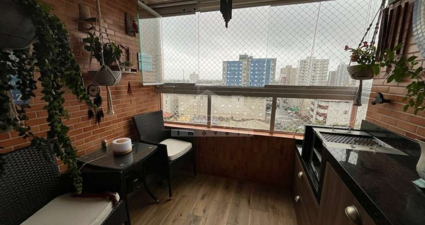 Apartamento na Ocian, 2 Dormitórios, 1 suíte, Sacada Gourmet Lazer Completo