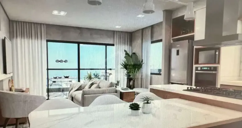 Apartamento 3 dormitórios sendo 1 suíte com 2 vagas de garagem, andar alto com vista para o Mar.