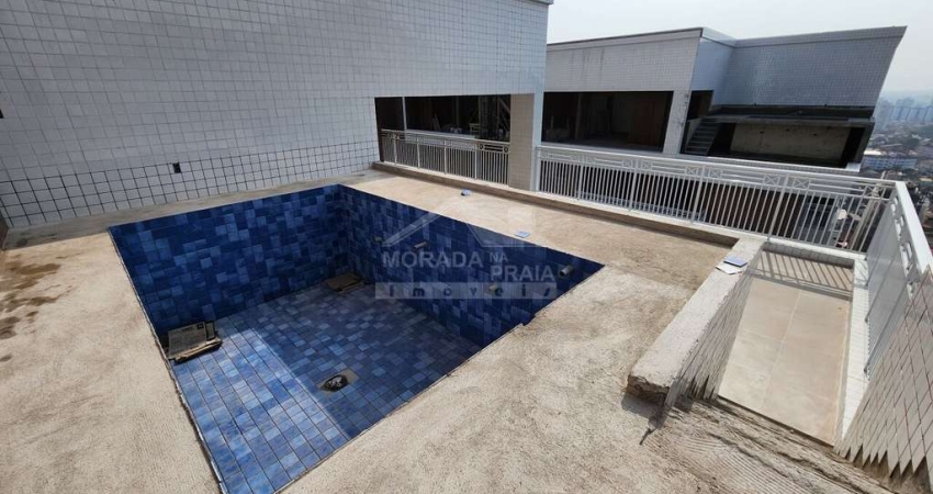 Cobertura no Forte, 3 suítes, 3 vagas, lazer, confira na imobiliária em Praia Grande.