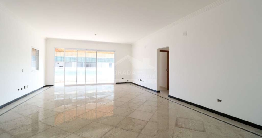 Apartamento ENORME no FORTE, 4 suítes, 3 vagas, lazer, só na imobiliária em Praia Grande.