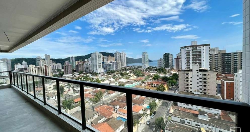 Apartamento no Forte, 3 suítes, 2 vagas e vista para o mar, confira na imobiliária em Praia Grande.