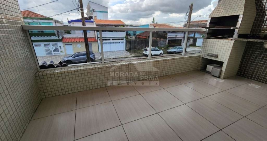 Casa Sobreposta ALTA no Tude Bastos, 3 dormitórios, terraço gourmet, confira em Praia Grande.