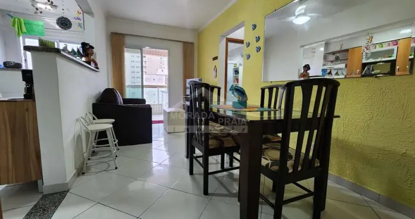 Apartamento MOBILIADO na Aviação, 1 dormitório, terraço gourmet, lazer, confira em Praia Grande.