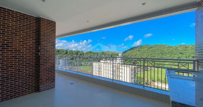Apartamento NOVO no Forte, 3 suítes, 3 vagas, lazer, confira na imobiliária em Praia Grande.