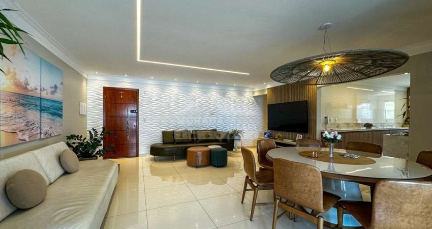 Apartamento Porteira Fechada no Forte, 3 dormitórios, lazer completíssimo, confira em Praia Grande.