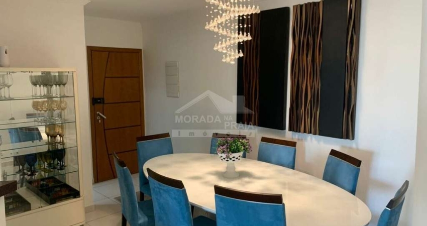 Apartamento MOBILIADO na Aviação, 3 dormitórios, 2 vagas, confira em Praia Grande.