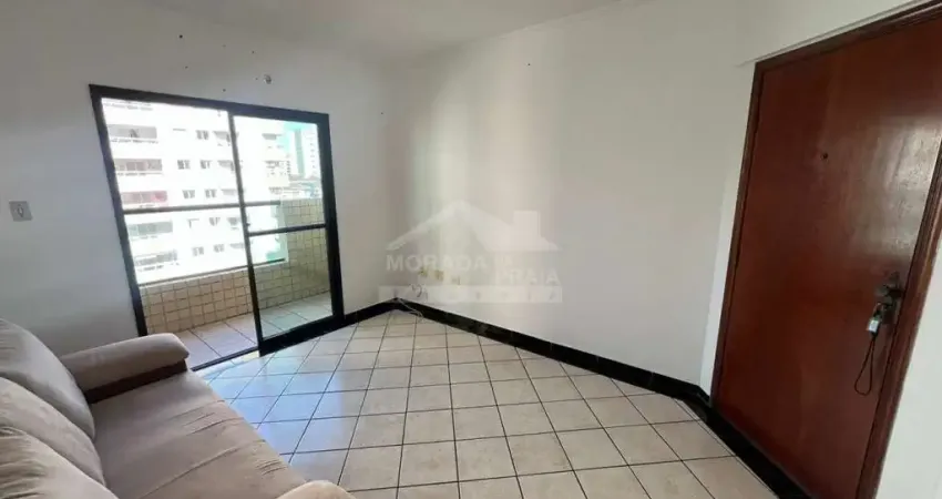 Apartamento na guilhermina, 1 dormitório, sacada, 1 vaga, confira em praia grande.