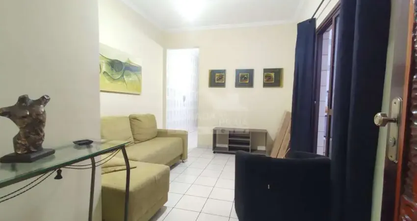 Apartamento na guilhermina 1 dormitório, sacada, lazer, só na imobiliária em praia grande.