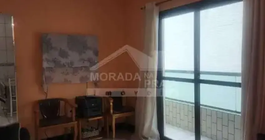 Apto 01 dormitório com sacada na guilhermina. confira na imobiliária em praia grande.