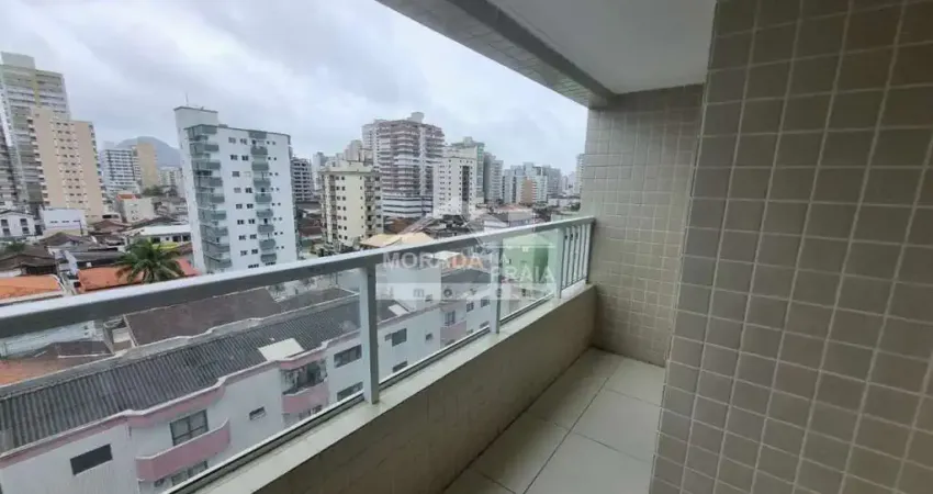 Apartamento - guilhermina - 2 dorm com 1 suíte- sacada gourmet - em sua imobiliária na praia grande.