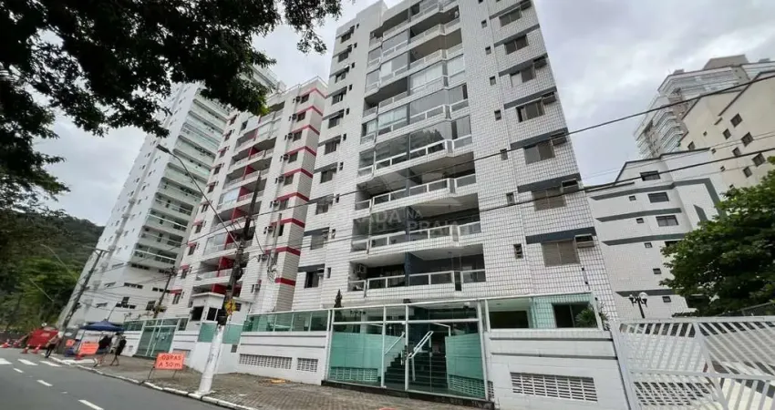 Apartamento grande no forte, 2 dormitórios, sacada, confira na imobiliária em praia grande.