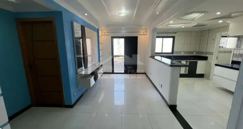 Cobertura duplex com vista mar no caiçara, 3 dormitórios, 1 suíte, 2 vagas, confira em praia grande.