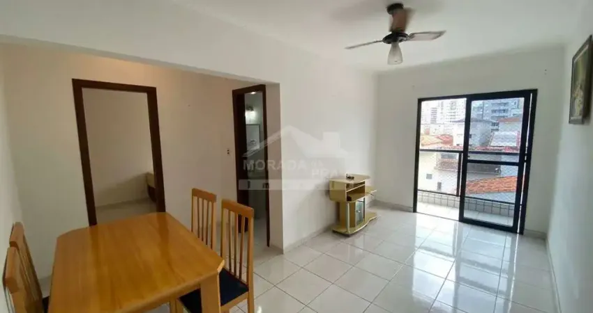 Espaçoso apartamento na guilhermina, 1 dormitório, varanda, confira em praia grande.