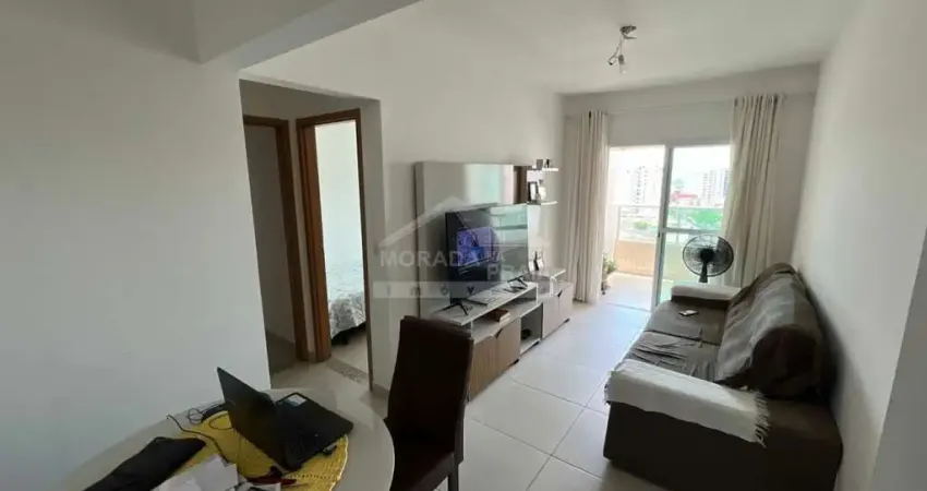 Apartamento 2 dormitórios mobiliado, sacada gourmet, 2 vagas na tupi á 200 mts da praia