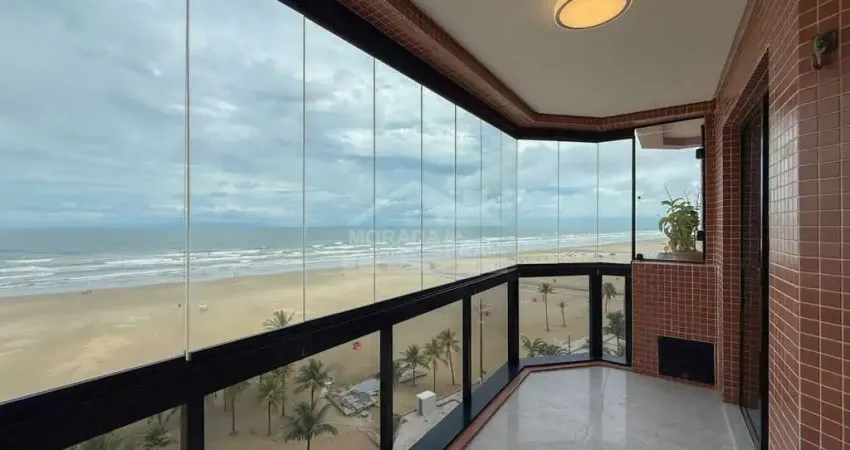 Apartamento 3 Dormitórios FRENTE MAR, PORTEIRA FECHADA, na VILA GUILHERMINA , na Praia Grande