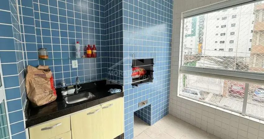 Apartamento de 2 dormitórios com Churrasqueira a 50 metros da Priaia na Guilhermina!!!