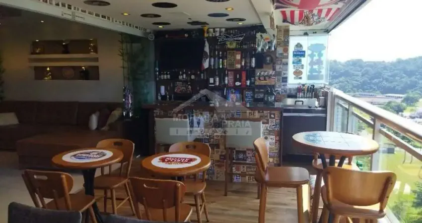 Apartamento ALTO PADRÃO e DECORADO no FORTE, Lazer Completíssimo, Só na Imobiliária em Praia Grande.