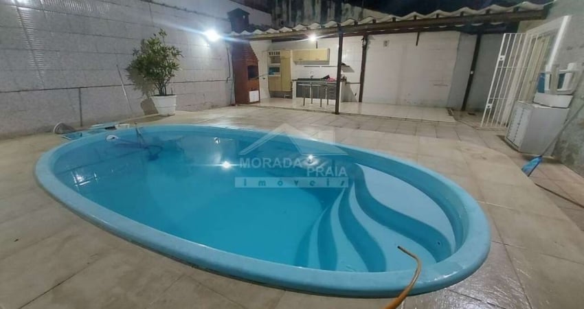 Casa ISOLADA Canto do Forte, 3 dormitórios, 4 vagas, piscina, só na imobiliária em Praia Grande.