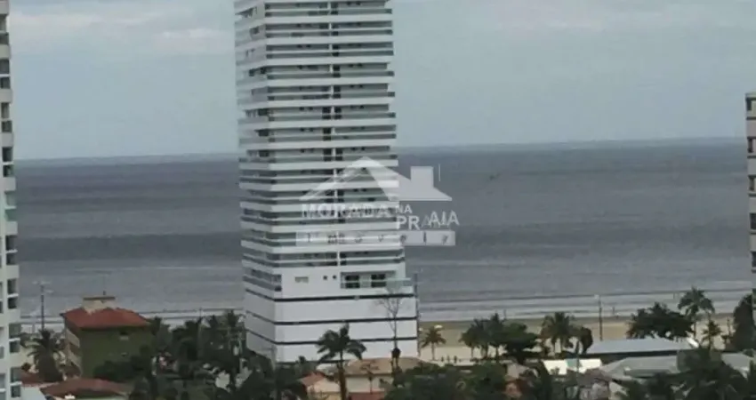 Apartamento no forte com vista livre, 1 dormitório, sacada, só imobiliária em praia grande.