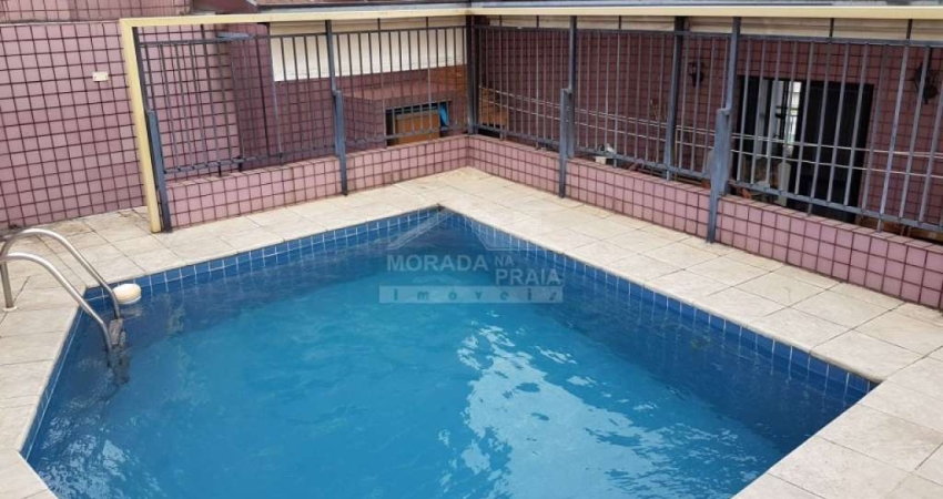 Cobertura no FORTE, 3 dormitórios, piscina, 4 VAGAS, confira na imobiliária em Praia Grande.