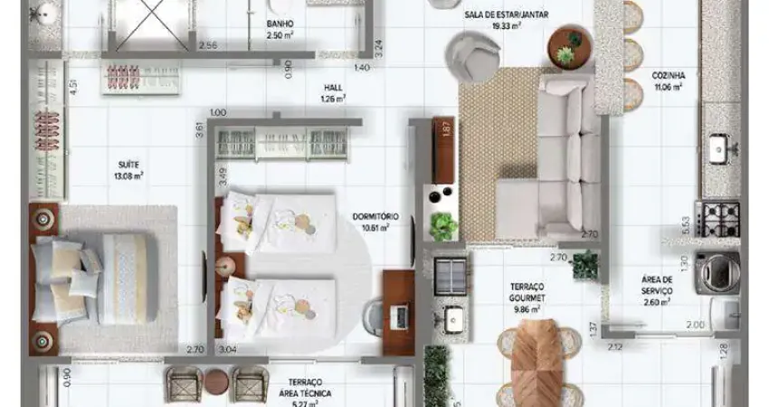 Apartamento com 2 quartos à venda na RUA MIRIM, 580, Vila Mirim, Praia Grande