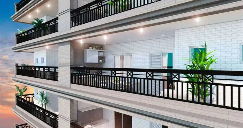 Apartamento com 2 quartos à venda na Praça Brasil, 384, Guilhermina, Praia Grande