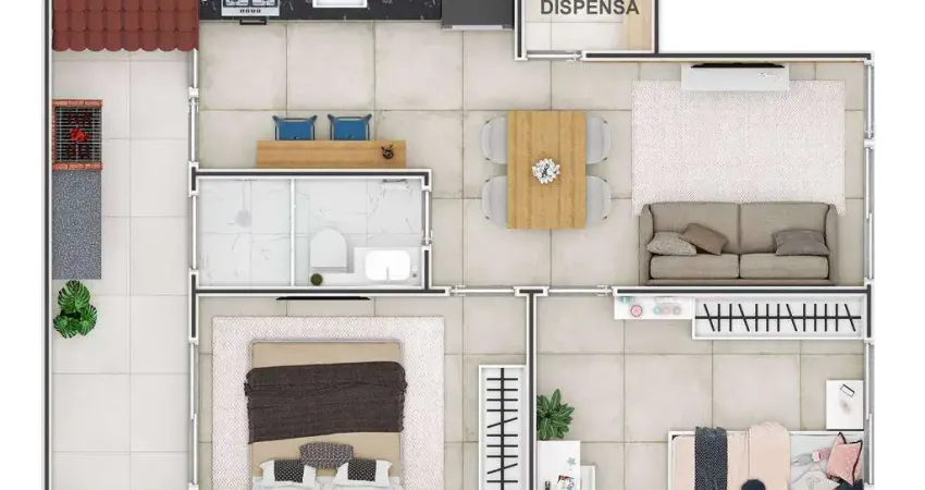 Casa com 2 quartos à venda na RUA MIRIM, 477, Vila Mirim, Praia Grande