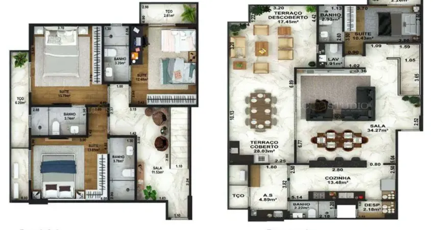 Apartamento com 4 quartos à venda na Rua Osvaldo Sampaio, 151, Aviação, Praia Grande