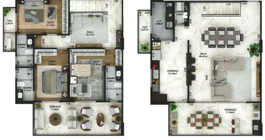 Apartamento com 3 quartos à venda na RUA AVIAÇÃO, 151, Aviação, Praia Grande