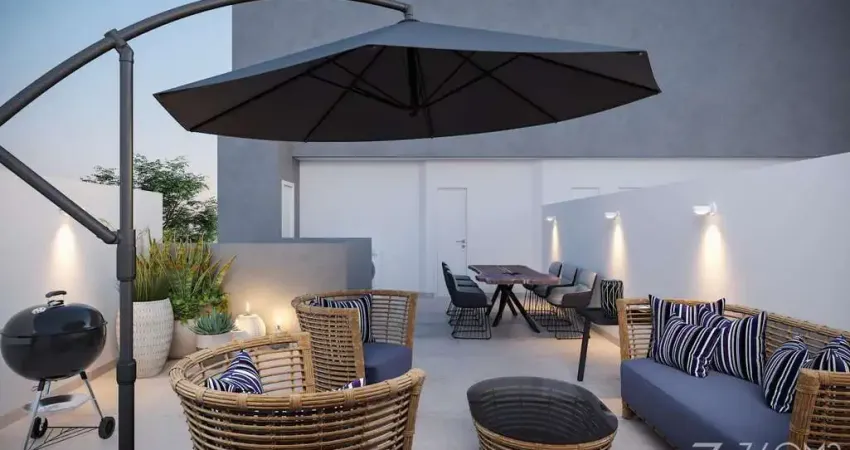 Cobertura para Venda em Santo André, Vila Guiomar, 2 dormitórios, 1 banheiro, 1 vaga