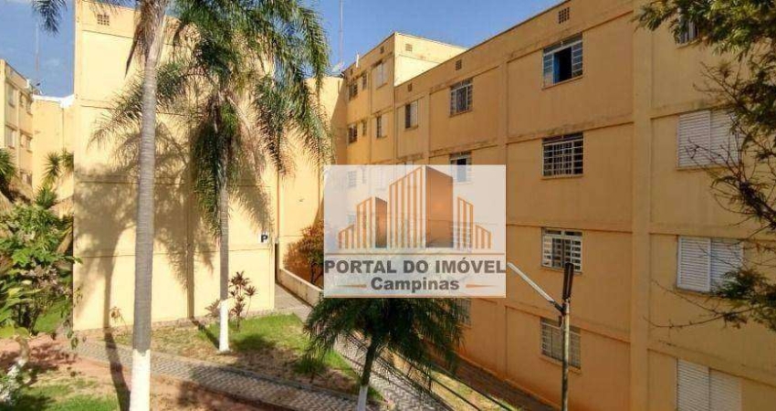 Apartamento com 2 dormitórios à venda, 57 m² por R$ 185.000,00 - Parque Residencial Vila União - Campinas/SP