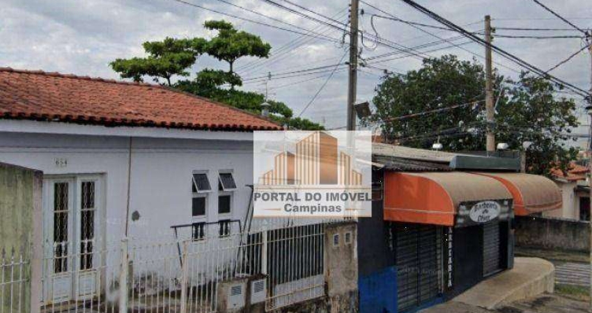 Casa Comercial com  2 casas e 1 salão  à venda, 105 m² por R$ 990.000 - Jardim Aurélia - Campinas/SP