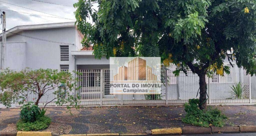 Casa com Salão Comercial com 3 dormitórios à venda em avenida 302 m² por R$ 1.700,000,00-Jardim  Aurélia - Campinas/SP